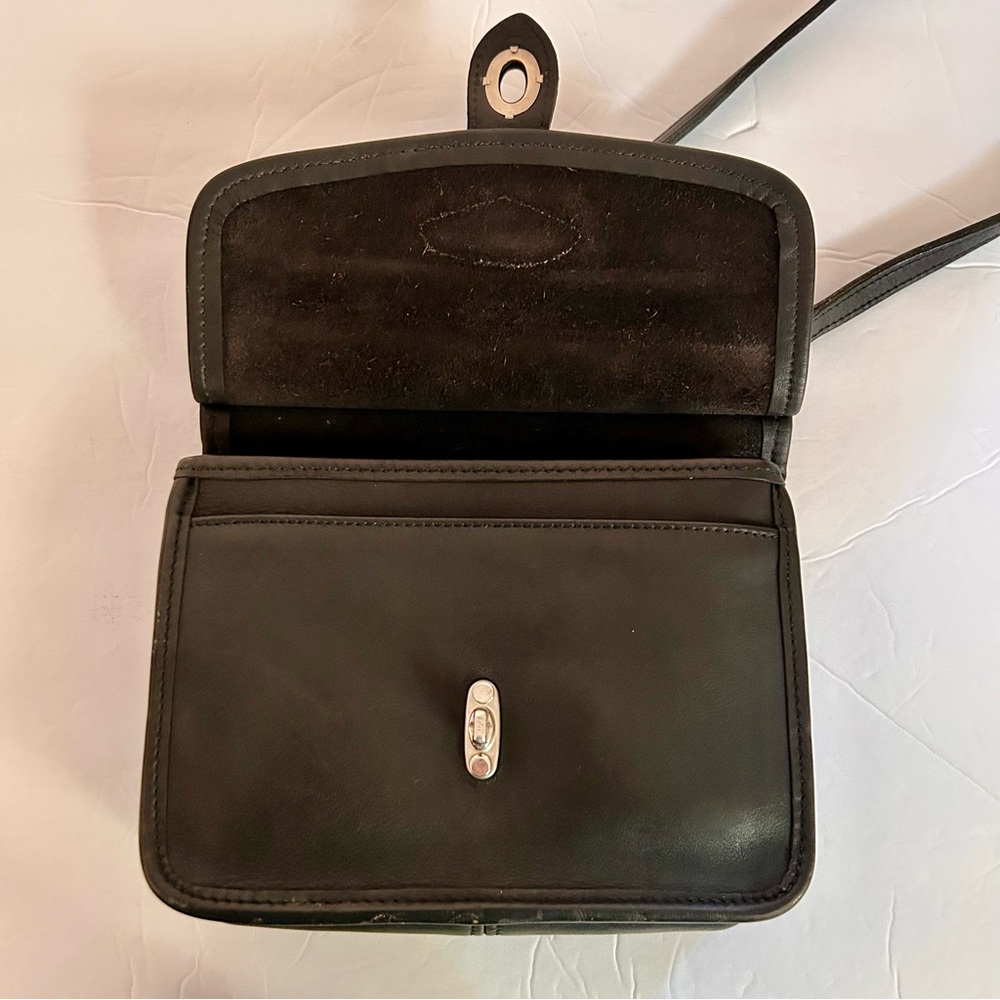 Jack George’s Vintage Black Leather Crossbody Bag - Picture 9 of 16